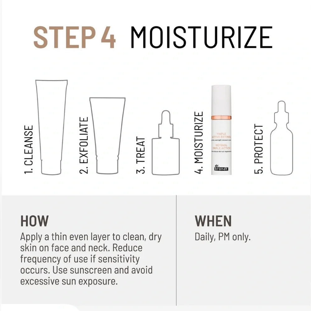 Dr. Brandt Triple Active Retinol Overnight Renewal Cream - Picture 5 of 7